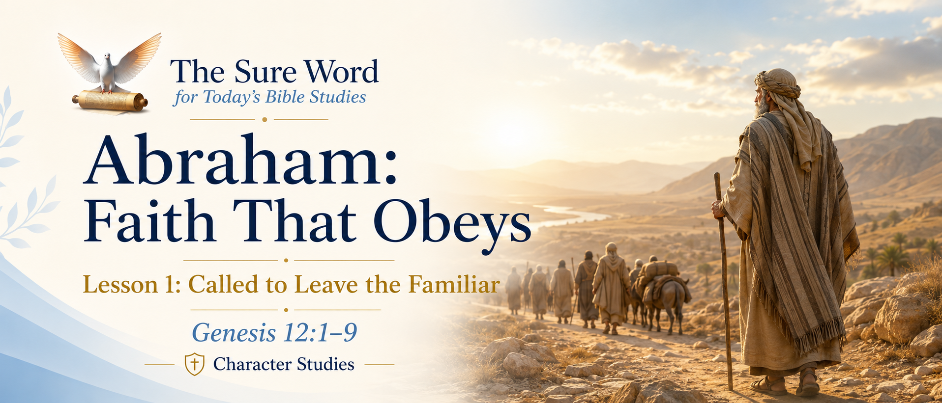 Abraham: Faith That Obeys. Lesson 1: Called to Leave the Familiar